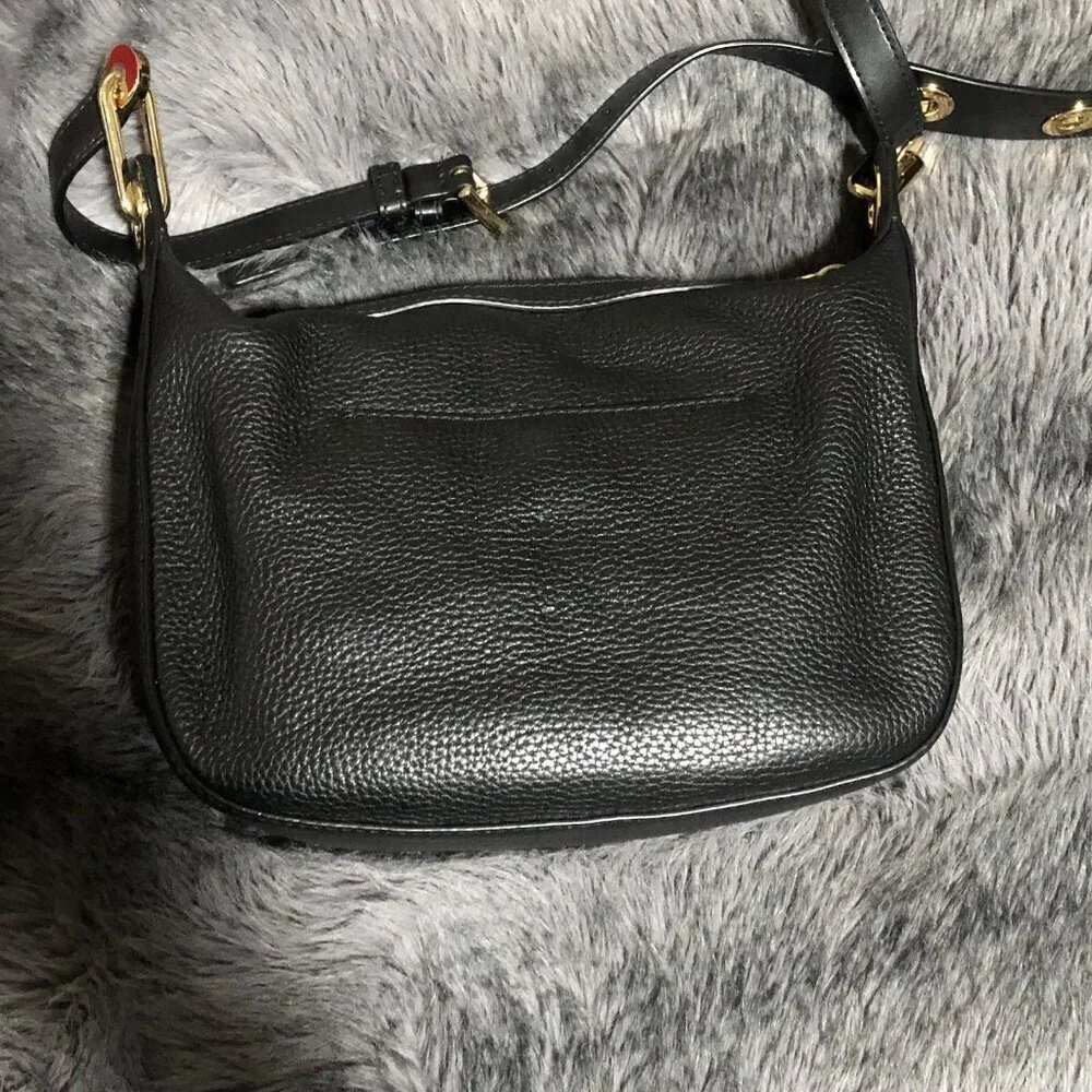 MICHAEL KORS Medium Pochette Crossbody Bag With Black And Gold Hardware
